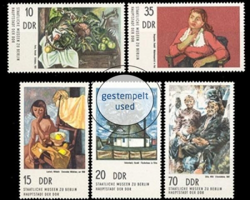DDR, Michel Nr. 2001-2005, gestempelt