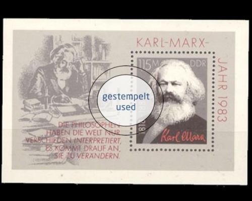 DDR, Block 71, gestempelt