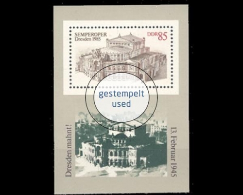 DDR, Block 80, gestempelt