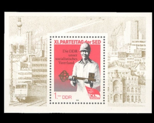DDR, Block 83, postfrisch