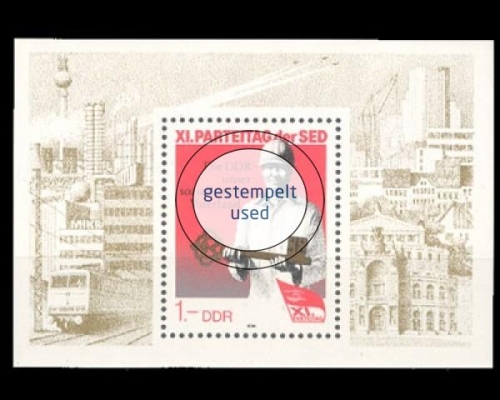 DDR, Block 83, gestempelt