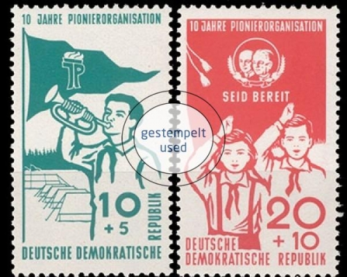 DDR, Michel Nr. 645-646, gestempelt