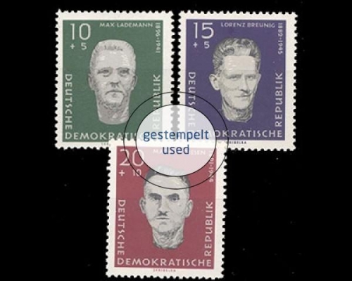 DDR, Michel Nr. 765-767, gestempelt