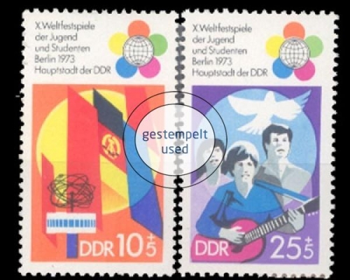 DDR, Michel Nr. 1829-1830, gestempelt
