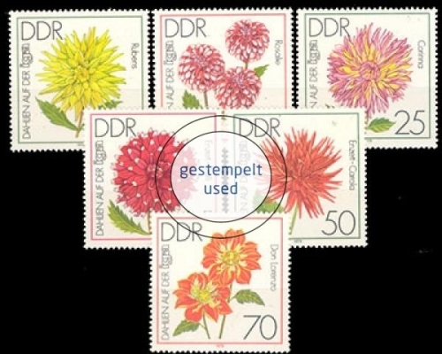 DDR, Michel Nr. 2435-2440, gestempelt