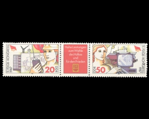 DDR, Michel Nr. 3086-3087 ZD, postfrisch