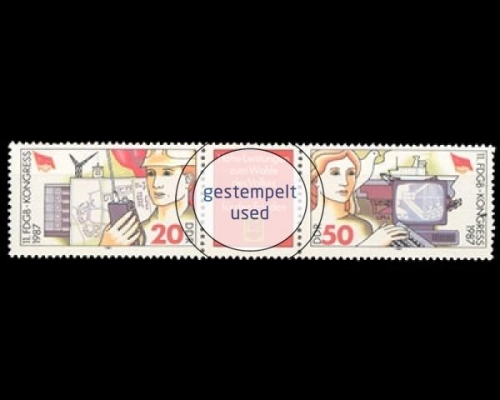 DDR, Michel Nr. 3086-3087 ZD, gestempelt