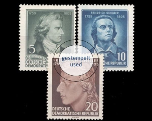 DDR, Michel Nr. 464-466 A, gestempelt