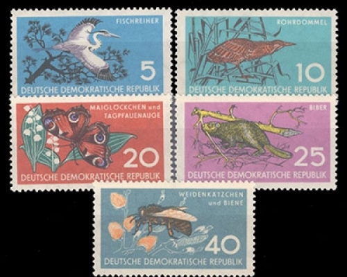 DDR, Michel Nr. 688-692, postfrisch