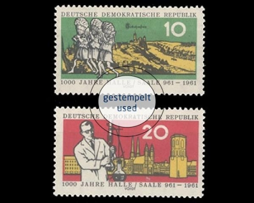 DDR, Michel Nr. 833-834, gestempelt