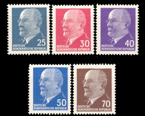 DDR, Michel Nr. 934-938, postfrisch