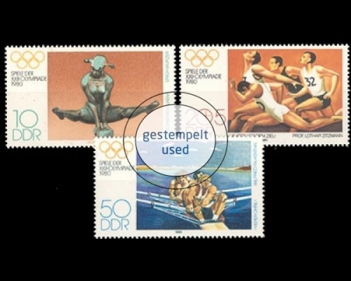 DDR, Michel Nr. 2503-2505, gestempelt