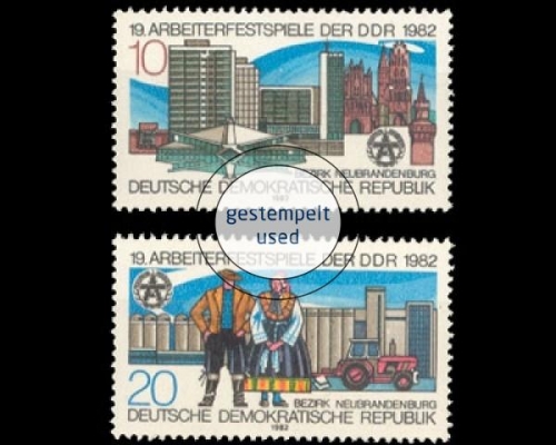 DDR, Michel Nr. 2706-2707, gestempelt