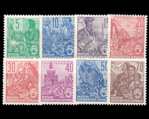 DDR, Michel Nr. 577-585 B, postfrisch