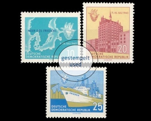 DDR, Michel Nr. 898-900, gestempelt