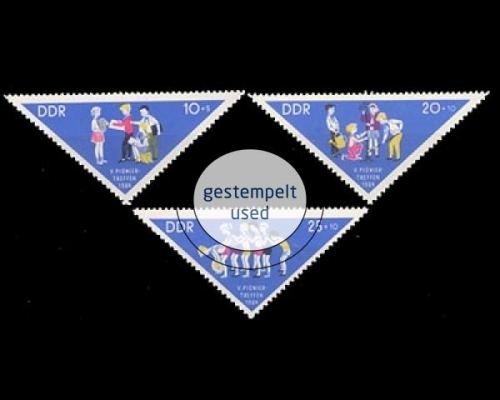 DDR, Michel Nr. 1045-1047, gestempelt