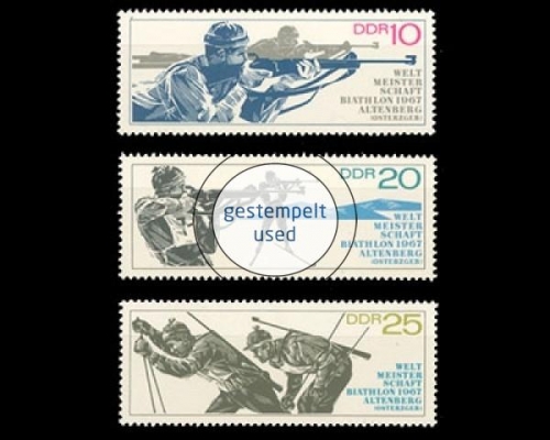 DDR, Michel Nr. 1251-1253, gestempelt
