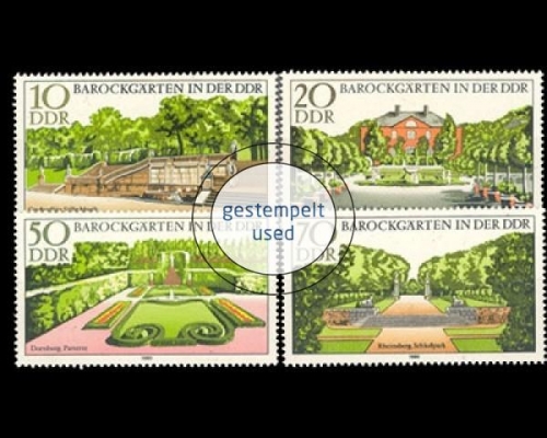 DDR, Michel Nr. 2486-2489, gestempelt
