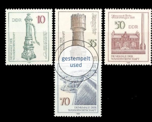 DDR, Michel Nr. 2993-2996, gestempelt