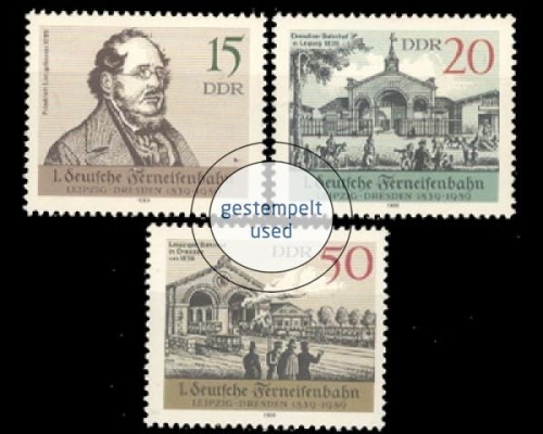 DDR, Michel Nr. 3238-3240, gestempelt