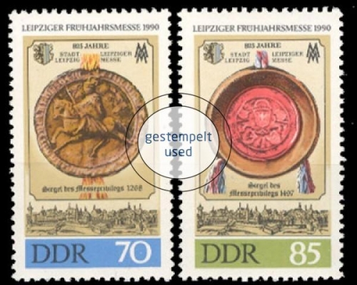 DDR, Michel Nr. 3316-3317, gestempelt