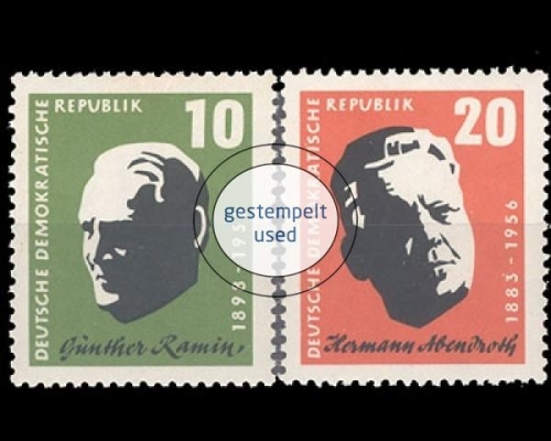 DDR, Michel Nr. 604-605, gestempelt