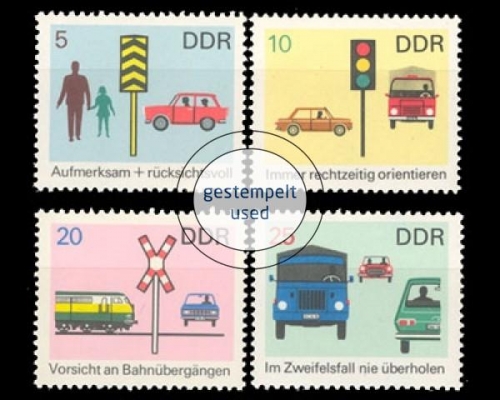 DDR, Michel Nr. 1444-1447, gestempelt