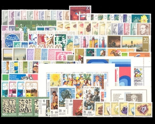 DDR, MiNr. 1907-2011, Jahrgang 1974, postfrisch