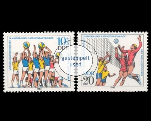 DDR, Michel Nr. 2814-2815, gestempelt