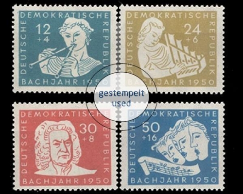 DDR, Michel Nr. 256-259, gestempelt