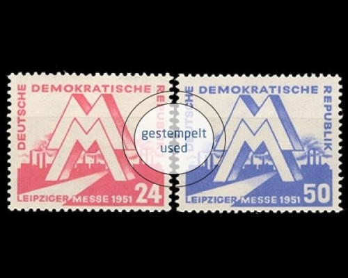 DDR, Michel Nr. 282-283, gestempelt