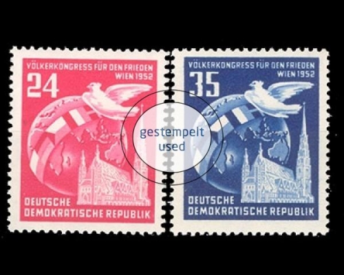 DDR, Michel Nr. 320-321, gestempelt