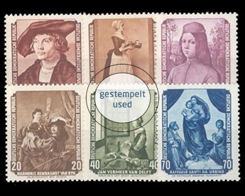 DDR, Michel Nr. 504-509, gestempelt