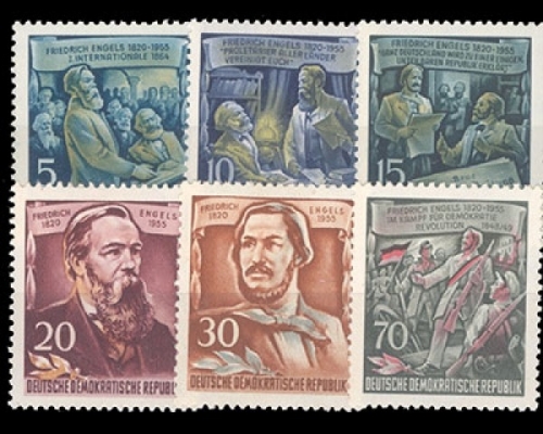DDR, Michel Nr. 485-490 A, postfrisch