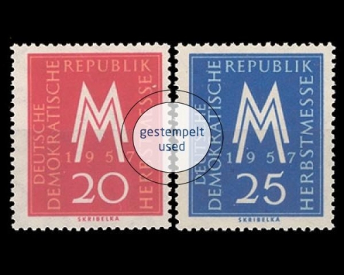 DDR, Michel Nr. 596-597, gestempelt