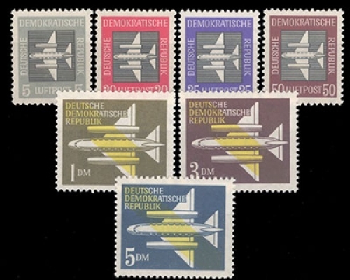 DDR, Michel Nr. 609-615, postfrisch