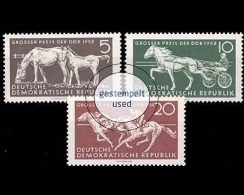 DDR, Michel Nr. 640-642, gestempelt