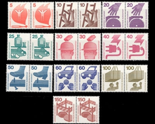 Deutschland (BRD), Michel Nr. 694-703 WP, postfrisch (361441)