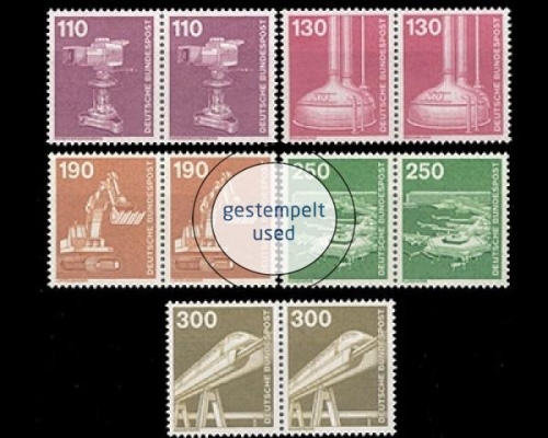 Deutschland (BRD), Michel Nr. 1134-1138 WP, gestempelt (361992)