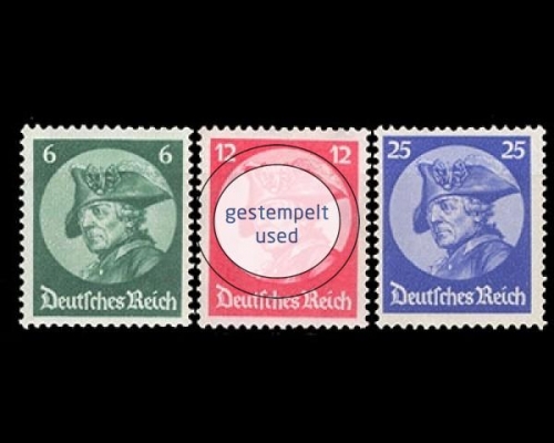 Deutsches Reich, Michel Nr. 479-481, gestempelt