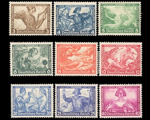 Deutsches Reich, Michel Nr. 499-507 A/B, postfrisch