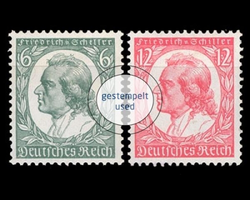 Deutsches Reich, Michel Nr. 554-555, gestempelt