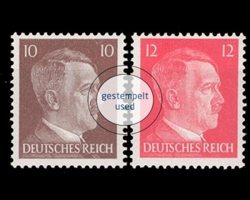 Deutsches Reich, Michel Nr. 826-827, gestempelt