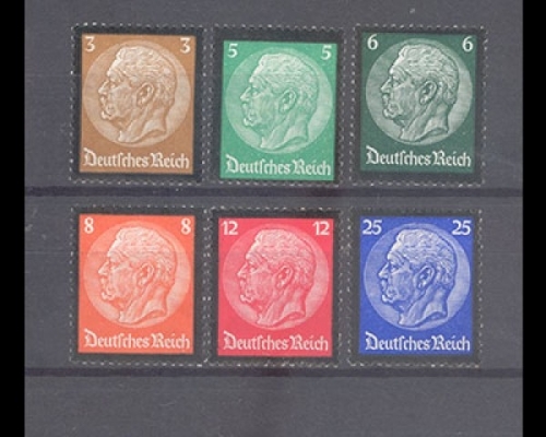 Deutsches Reich, Michel Nr. 548-553, postfrisch