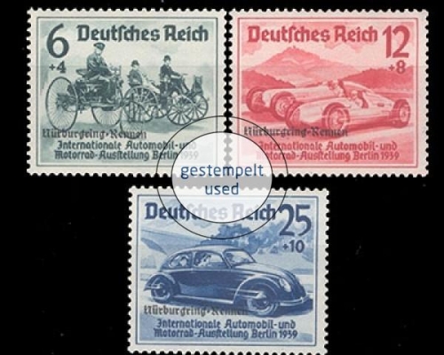 Deutsches Reich, Michel Nr. 695-697, gestempelt