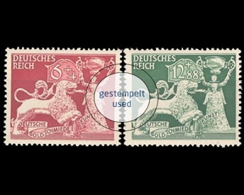 Deutsches Reich, Michel Nr. 816-817, gestempelt