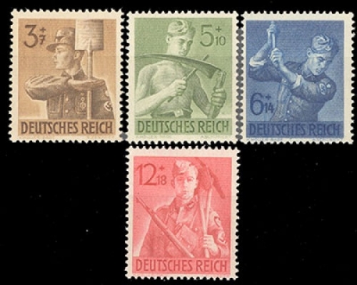 Deutsches Reich, Michel Nr. 850-853, postfrisch
