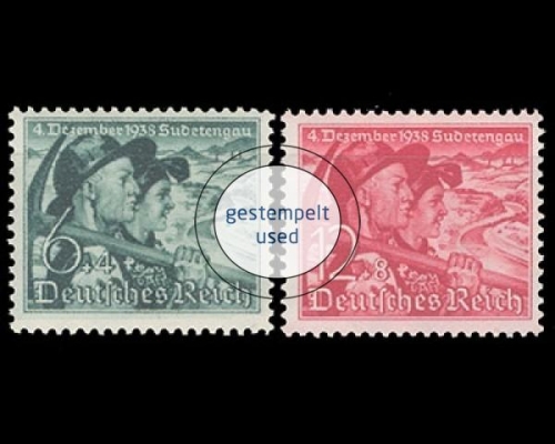 Deutsches Reich, Michel Nr. 684-685, gestempelt