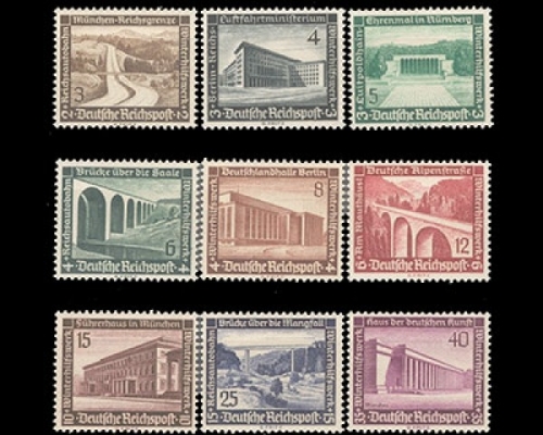 Deutsches Reich, Michel Nr. 634-642, postfrisch