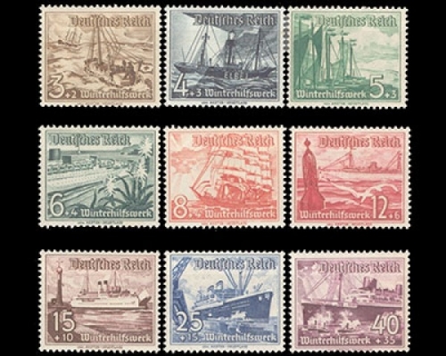 Deutsches Reich, Michel Nr. 651-659, postfrisch